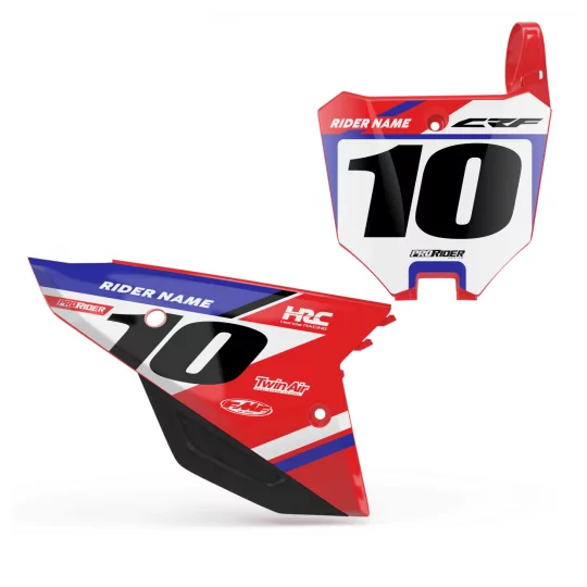 Kit adesivos moto KIT ADESIVOS FUNDOS DE PLACAS HONDA RED INDO V4