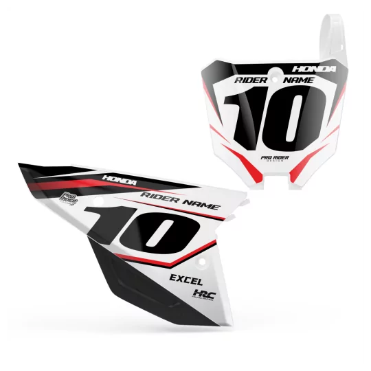 Kit adesivos moto KIT ADESIVOS FUNDOS DE PLACAS HONDA SHARPNESS V1