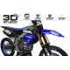 Motorrad Dekor DEKOR Motocross PERSO YAMAHA RACING MATE 3D