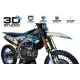 Motorrad DEKOR KIT DEKOR Motocross PERSO YAMAHA BESWIK - 3D