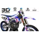 Kit adesivos moto Kit adesivos Motocross YAMAHA 93th 3D