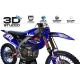 Motorrad Dekor-Kit Kit Dekor Motocross YAMAHA FIRE POWER 3D