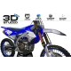 Stickerset moto Stickerset Motocross YAMAHA PROX 3D