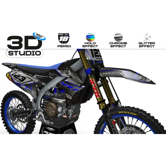 Stickerset moto Stickerset Motocross YAMAHA VERTEX - 3D