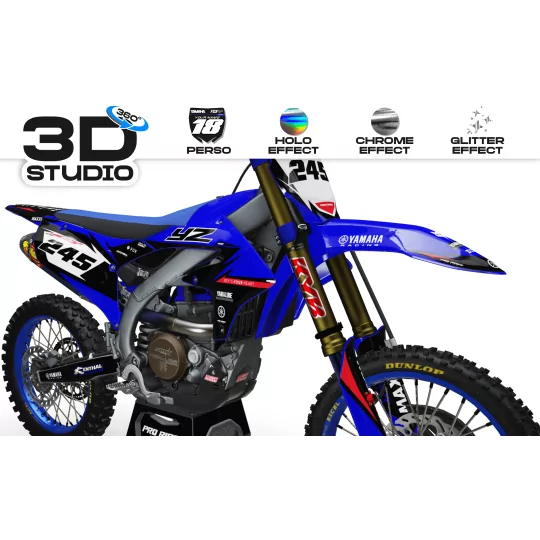 Kit adesivos moto Kit adesivos Motocross YZ YZF TTR YAMAHA Spiral 3D