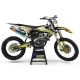 Kit adesivos moto KIT ADESIVOS MOTOCROSS PERSO BOXER amarelo (ref:prda1d)