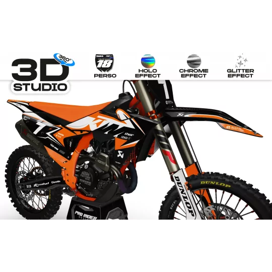 Kit adesivos moto KIT ADESIVOS Motocross PERSO KTM FENTY 3D