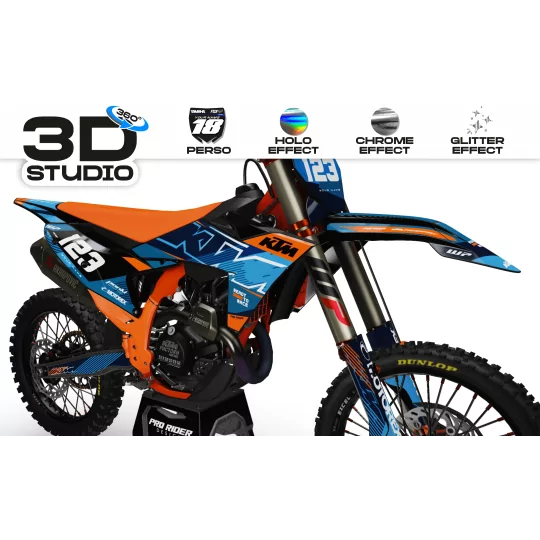 Grafiche moto grafiche Motocross KTM SX SXF EXC - origine 23 3D
