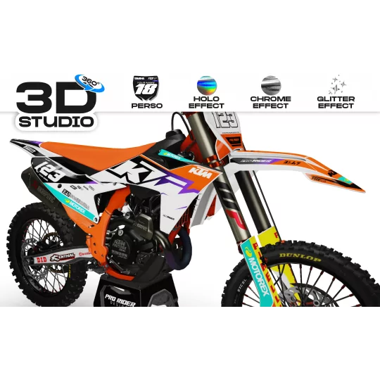 Grafiche moto grafiche Motocross KTM SX SXF EXC - HEADWIND 3D