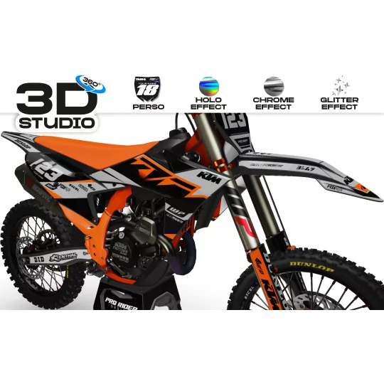 Grafiche moto grafiche Motocross KTM SX SXF EXC - STREAMLINED 3D