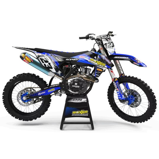 Kit adesivos moto KIT ADESIVOS MOTOCROSS PERSO BOXER azul (ref:prda1e)