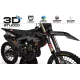 Kit adesivos para moto KIT ADESIVOS de motocross KTM acerbis com acabamento mate ou brilhante 3D