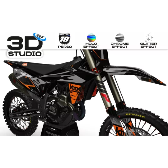 Grafiche moto GRAFICHE Motocross KTM FORCE RACING 3D