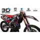 Kit déco moto Kit déco Motocross perso HONDA SMILE 3D
