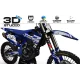 Grafiche moto GRAFICHE Motocross HUSQVARNA JUST1 WHITE 3D