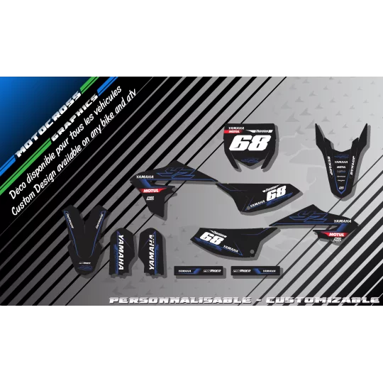 Motorcycle graphics GRAPHICS YZ 65 / 2018 Motocross Yamaha Matte FINISH (USPRD1038)