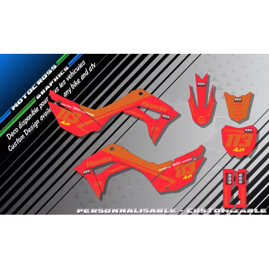 Grafiche moto HONDA CRF 110 / 2020 GRAFICHE EVS TEAL (PRD 4354)