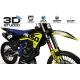 Grafiche moto GRAFICHE Motocross HUSQVARNA ONE GROUND - 3D