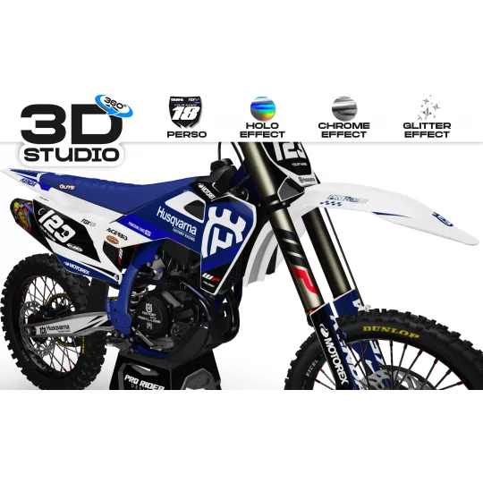 Motorstickerset Stickerset TC-FC-TE-FE... HUSQVARNA | ORIGINEEL BLAUW - 3D