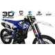 Grafiche moto Grafiche TC-FC-TE-FE... HUSQVARNA | BLU ORIGINALE - 3D