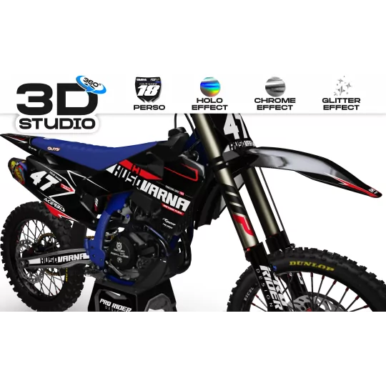 Motorstickerset Stickerset PERSO HUSQY 1903 3D