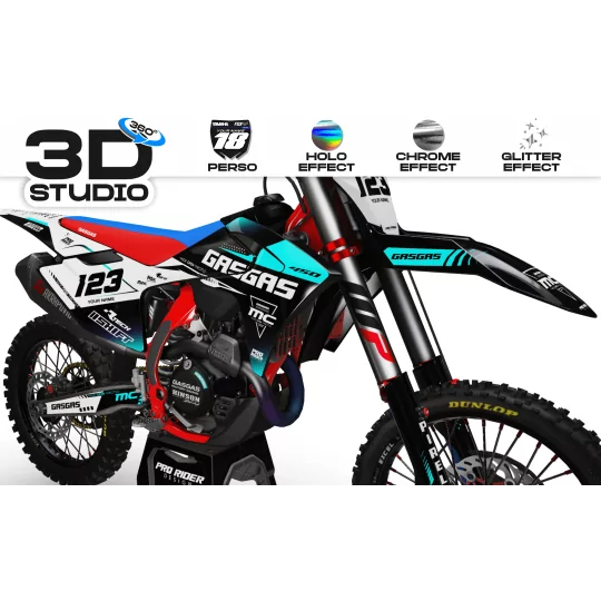 Grafiche moto GRAFICHE GASGAS PERSO TORNEO 3D