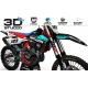 Motorstickerset STICKERSET GASGAS PERSO TORNEO 3D
