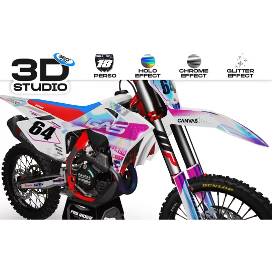 Kit adesivos moto Kit adesivos GASGAS VINA 3D