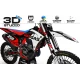 Kit adesivos moto Kit adesivos PERSO GASGAS STAR RED - 3D