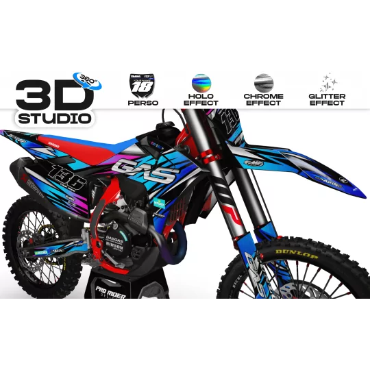 Motorstickerset Stickerset GASGAS ASTRO 3D