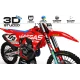 Kit adesivos moto Kit adesivos GASGAS MOTOREX RED - 3D
