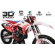 Kit adesivos moto Kit adesivos GASGAS GP WHITE - 3D