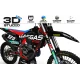 Kit adesivos moto Kit adesivos PERSO GASGAS MOTOREX BLACK - 3D