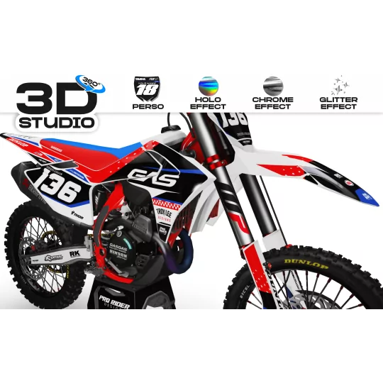 Kit adesivos moto Kit adesivos GASGAS HORIZON - 3D
