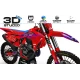 Kit adesivos moto Kit adesivos GASGAS FADE ADAPTRED 3D