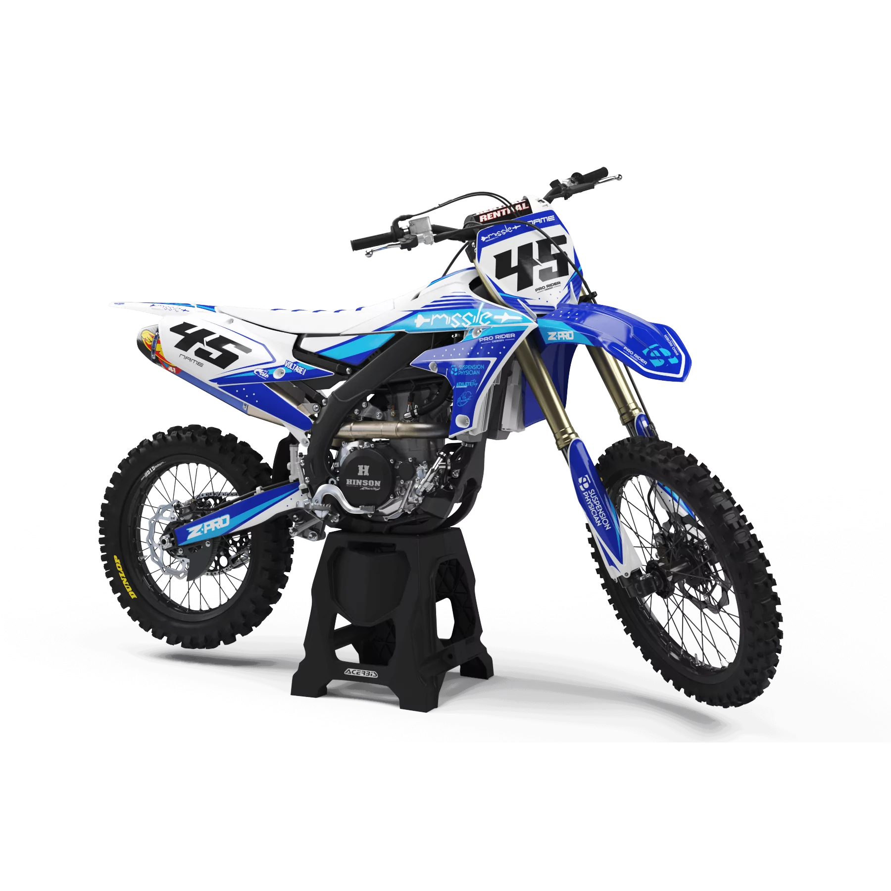 Kit adesivos moto KIT ADESIVOS YAMAHA YZ YZF... MISSILE