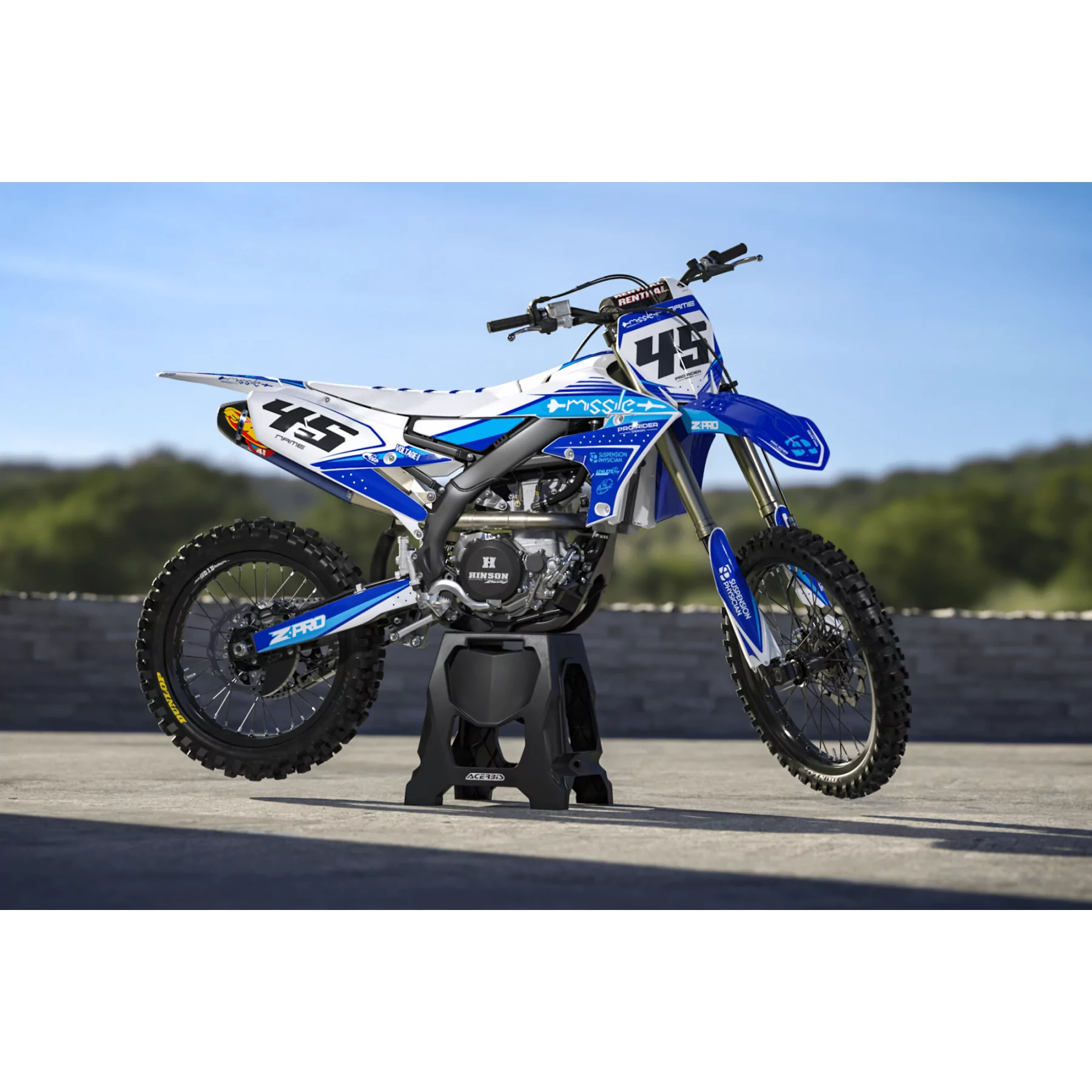 Motorstickerset STICKERSET YAMAHA YZ YZF... MISSILE