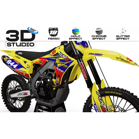 Stickerset motor STICKERSET Motorcross SUZUKI PERSO OSTIL .5 3D