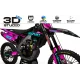 Motorstickerset STICKERSET Motocross SUZUKI PERSO GKS 3D