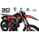 Motorcycle Graphics kit Graphics Motocross Thor fullsend 3D