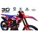 Stickerset moto STICKERSET MOTOCROSS BETA ALL 'RIDERS 3D