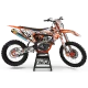 Kit déco moto KIT DECO MOTOCROSS DC B&W orange (ref:prda15c)