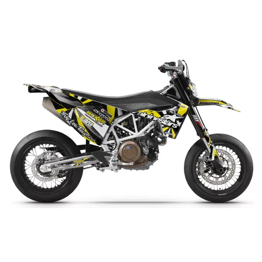 Kit adesivos moto Kit adesivos 701 ALPINESTARS YELLOW