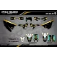 Kit adesivos moto Kit adesivos personalizado ROCKSTAR 23
