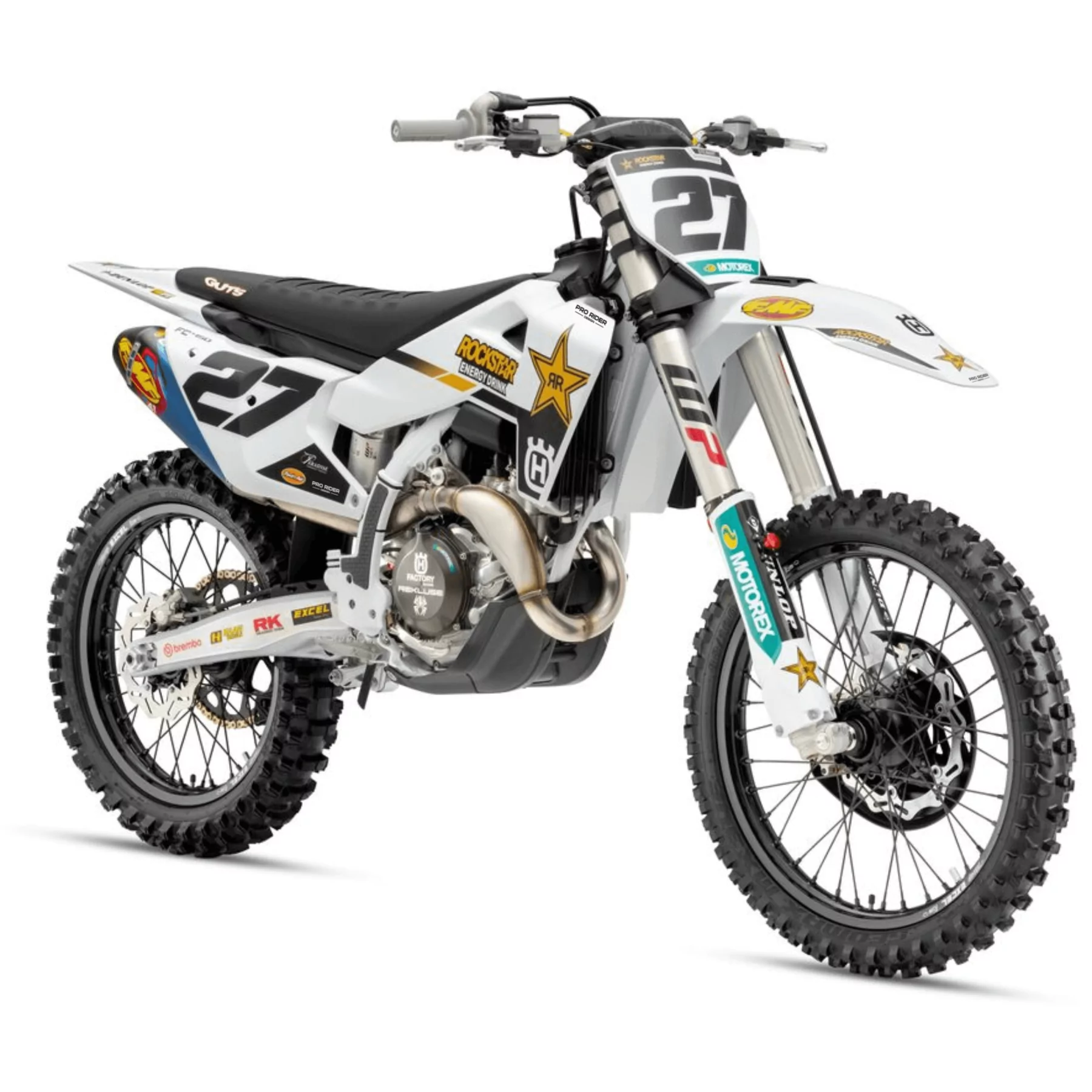 Motorrad-Dekor Dekor Rockstar Husqvarna Factory Racing TC-FC-TE-FE