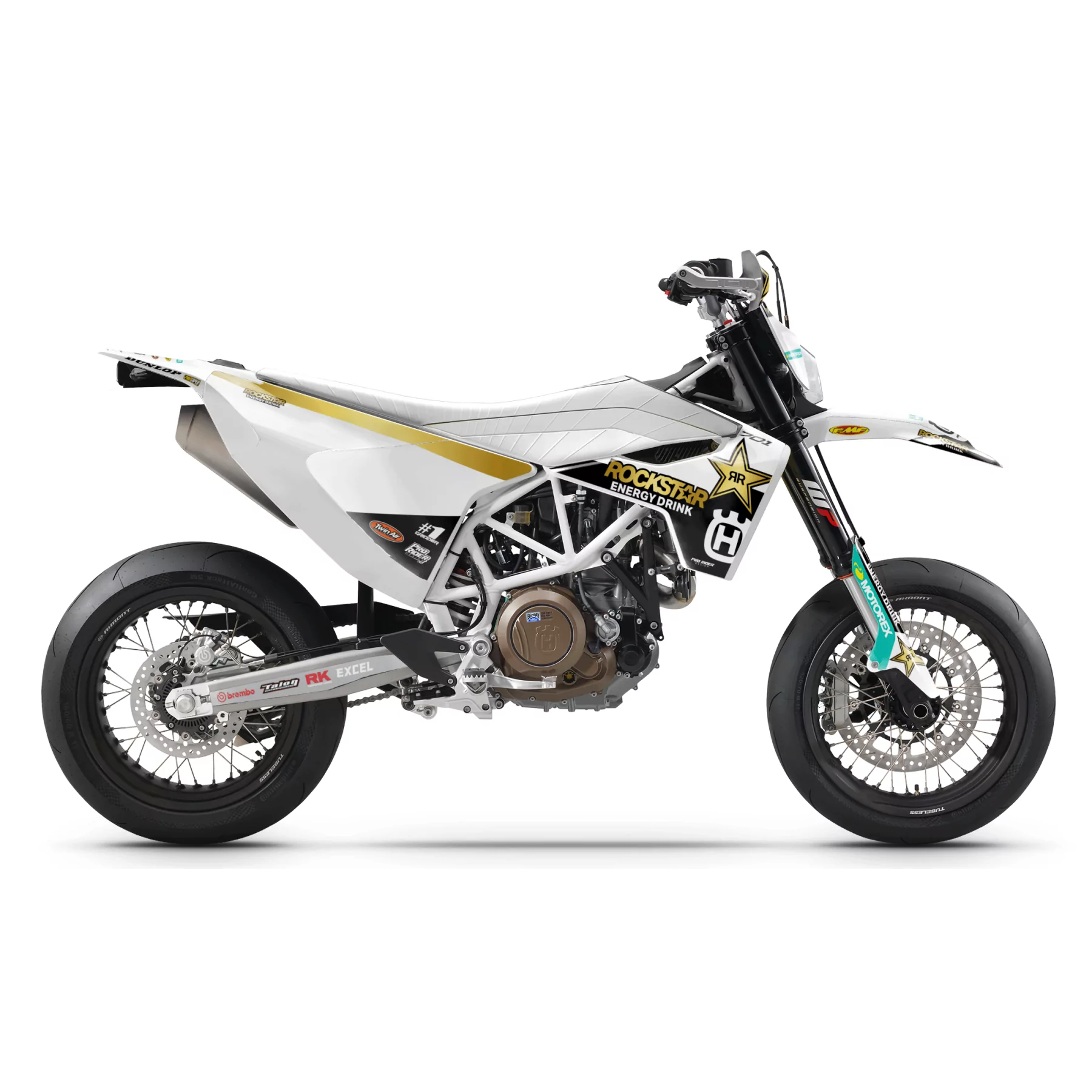 Kit adhesivos moto Kit adhesivos 701 HUSQVARNA | ROCKSTAR 23 WHITE