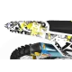 Kit adesivos moto KIT ADESIVOS MOTOCROSS DC B&W amarelo (ref:prda15d)