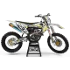 Kit adesivos moto KIT ADESIVOS MOTOCROSS DC B&W amarelo (ref:prda15d)