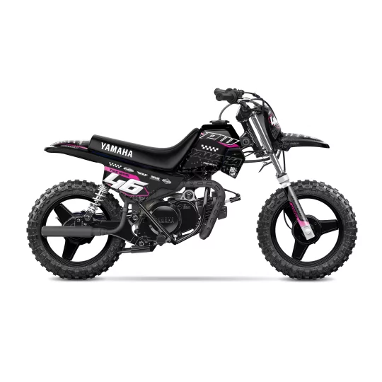 Kit adesivos moto KIT ADESIVOS Motocross YAMAHA PW-TTR | PIXEL BLACK