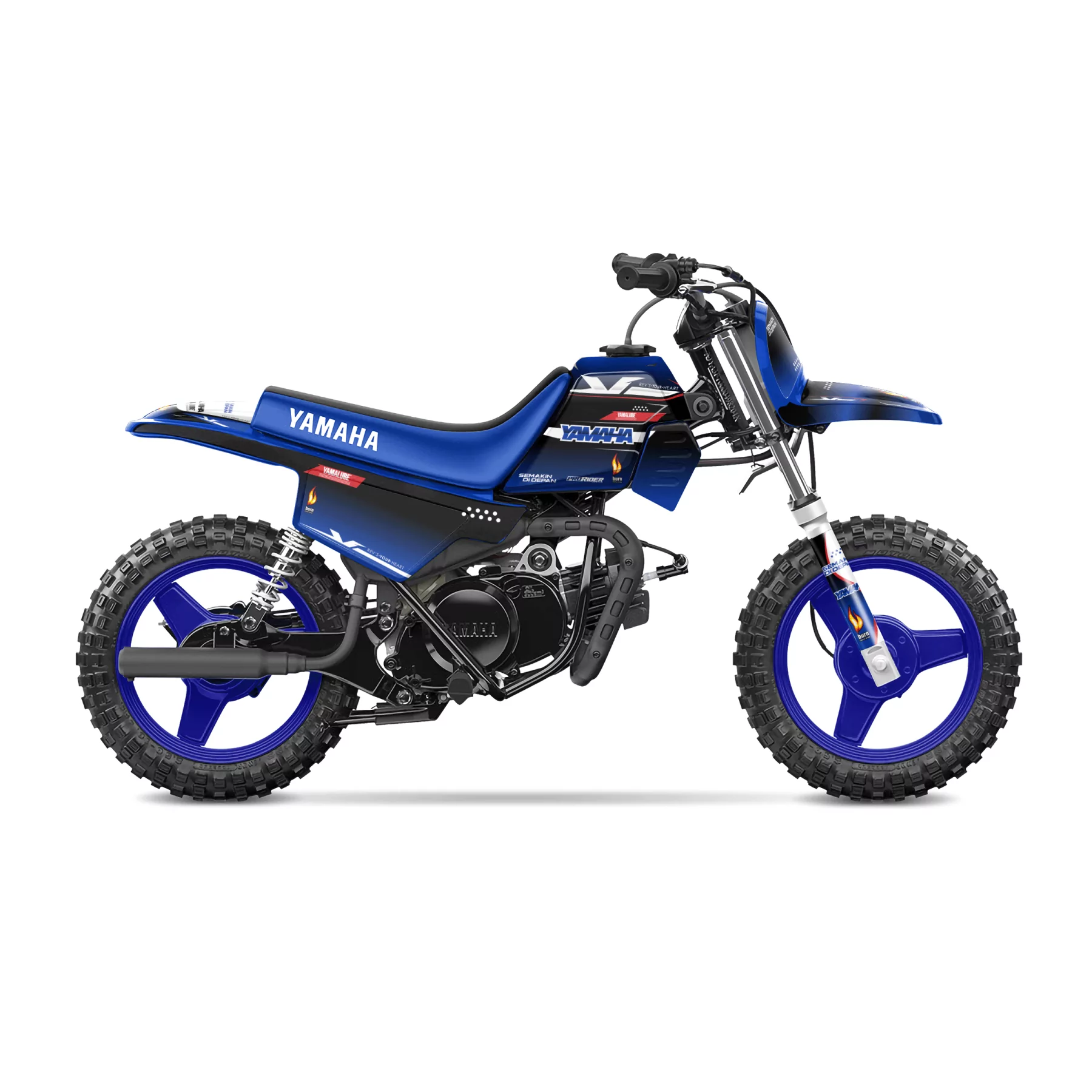 Kit adesivos moto KIT ADESIVOS Motocross YAMAHA PW-TTR | FIRE POWER